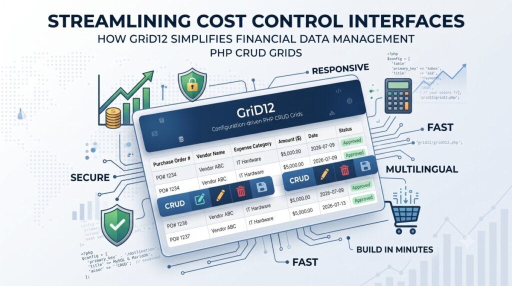 Stop Rewriting PHP CRUD Code: Meet GriD12