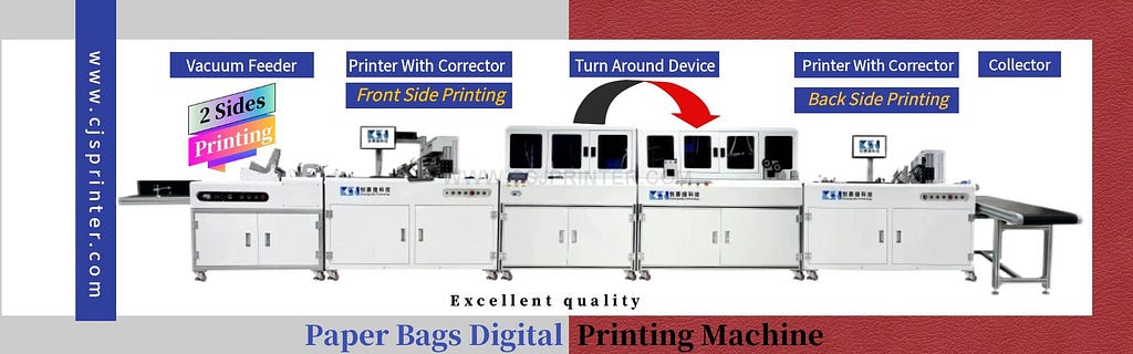 Double-Sided Paper Bag Digital Printing Machine