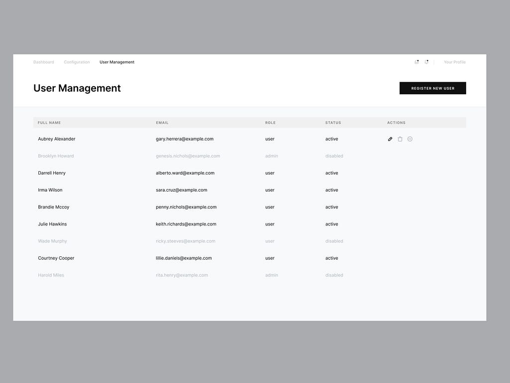 User Management CRUD App