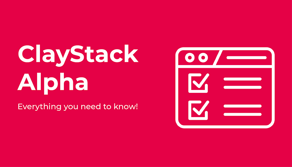 ClayStack Alpha launch blog