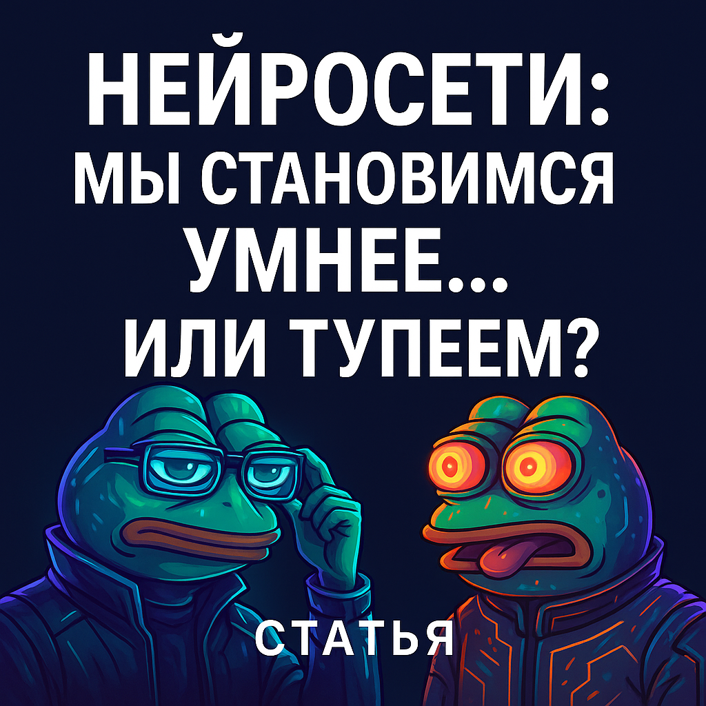 Тупеем ли мы от нейросетей? Как использовать ИИ с умом — и не потерять себя