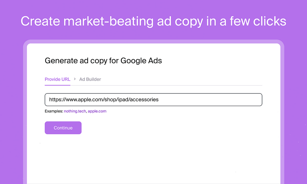 Generate Ads with AI