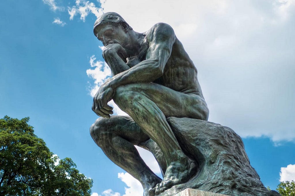 The Thinker, sculpture by Auguste Rodin