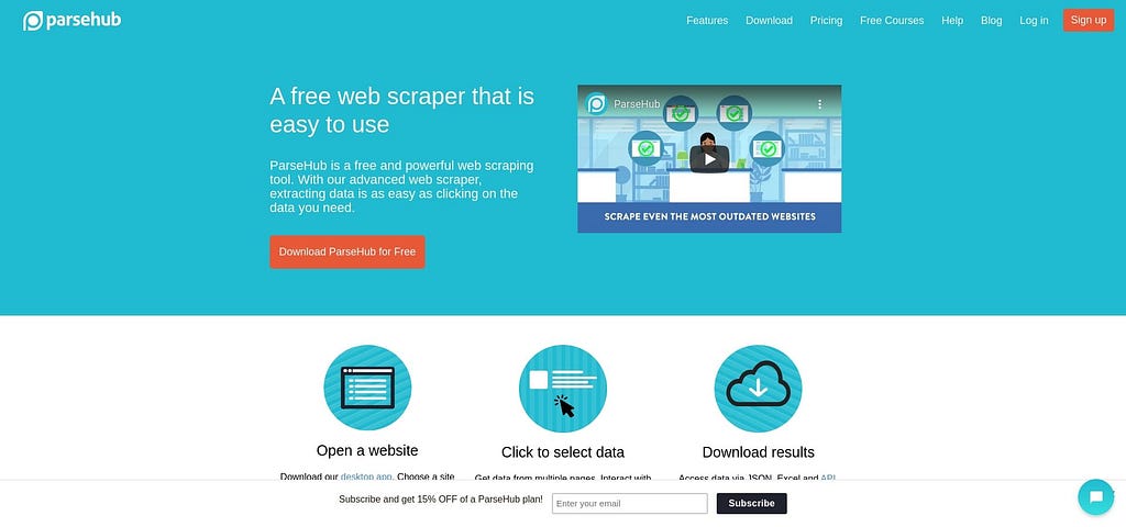 ParseHub | Free web scraping — The most powerful web scraper