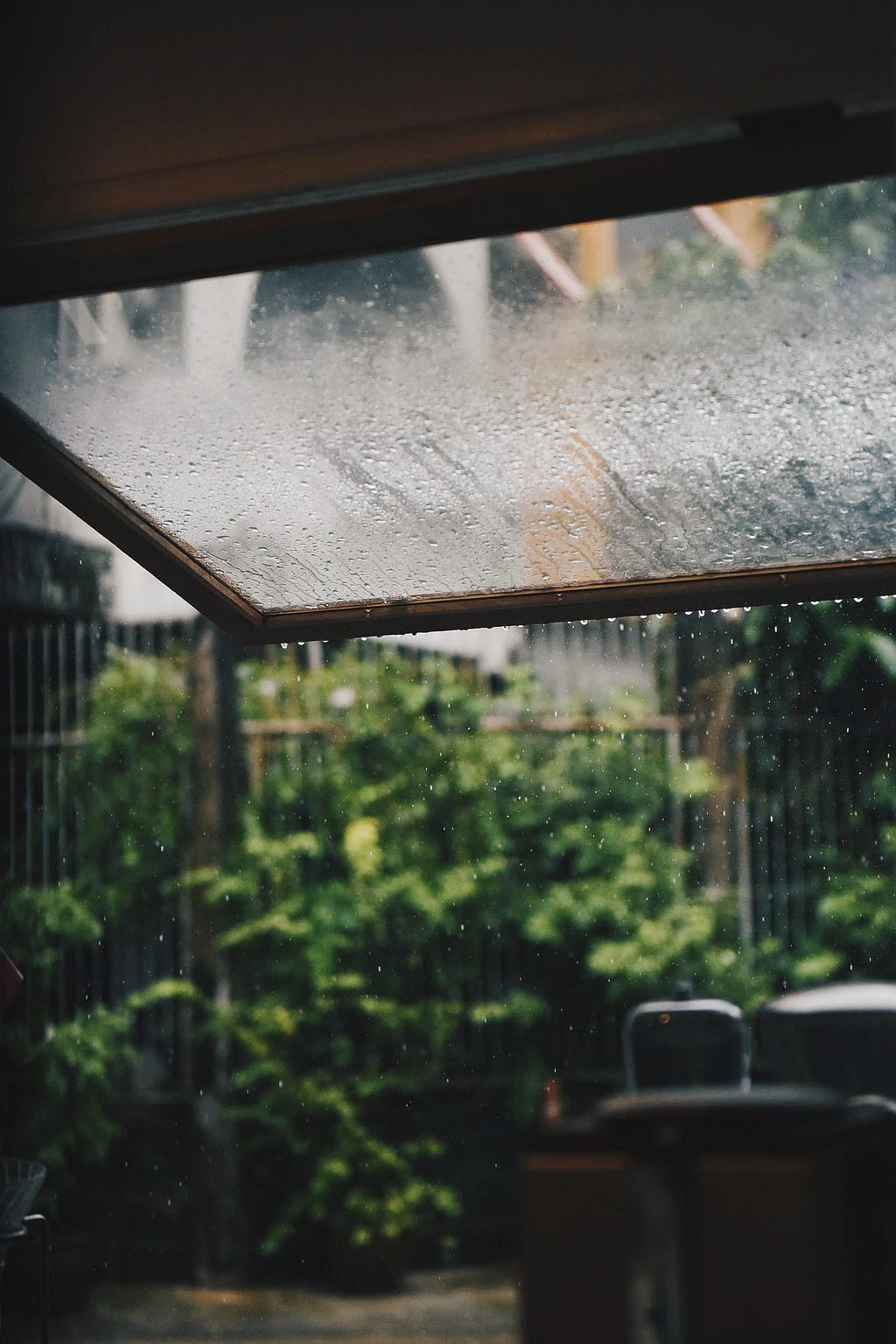 Rain symbolize the coming of love as a bless in their lives.