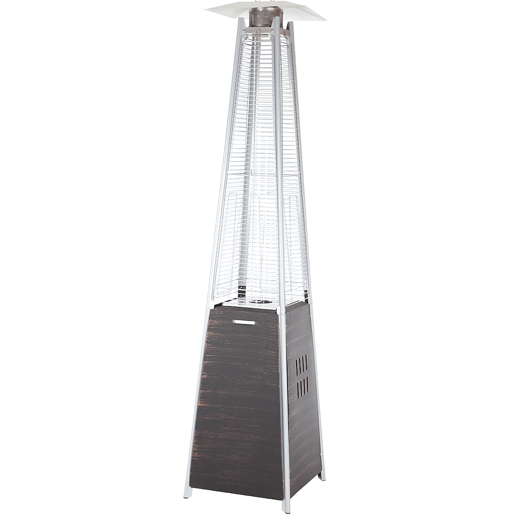 Fire Sense Coronado Brushed Bronze Pyramid Flame Patio Heater