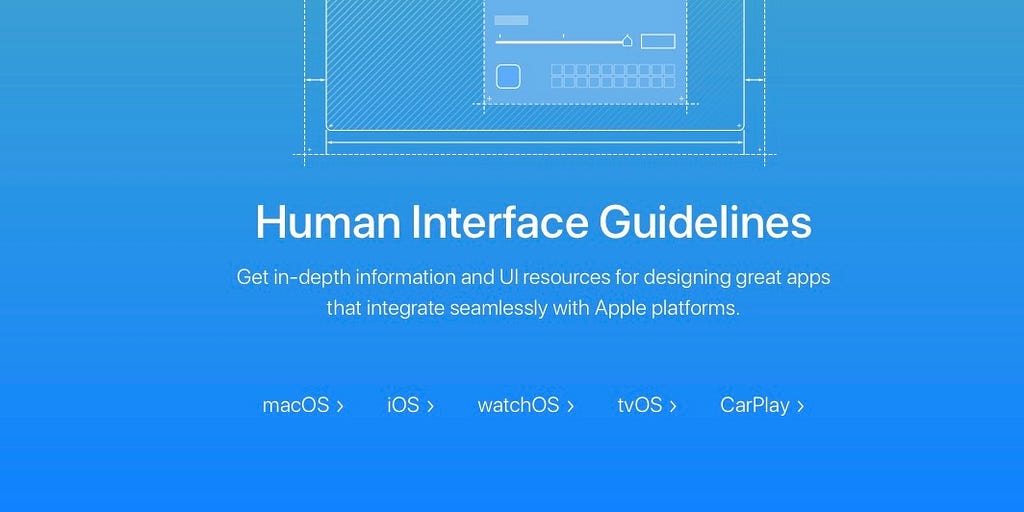 Apple Human Interface Guidelines Image