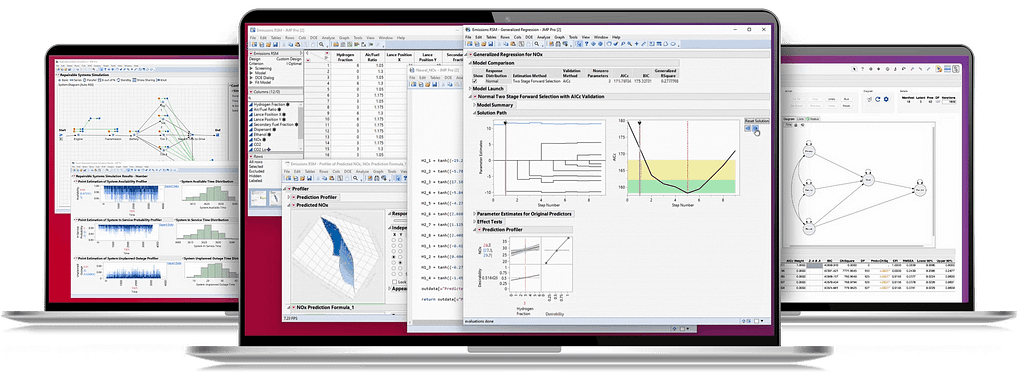 JMP software screenshots