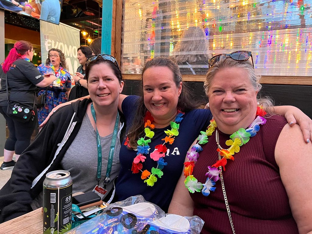 l. to r. Melissa Mueller, Melissa Linenberger, Melissa Hill Dees