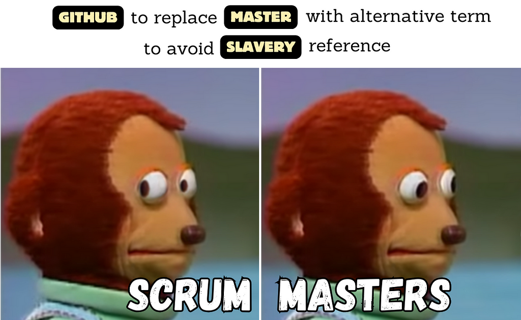 Scrum Master vs Scrum Slaves meme