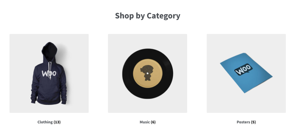 WooCommerce Categories Page