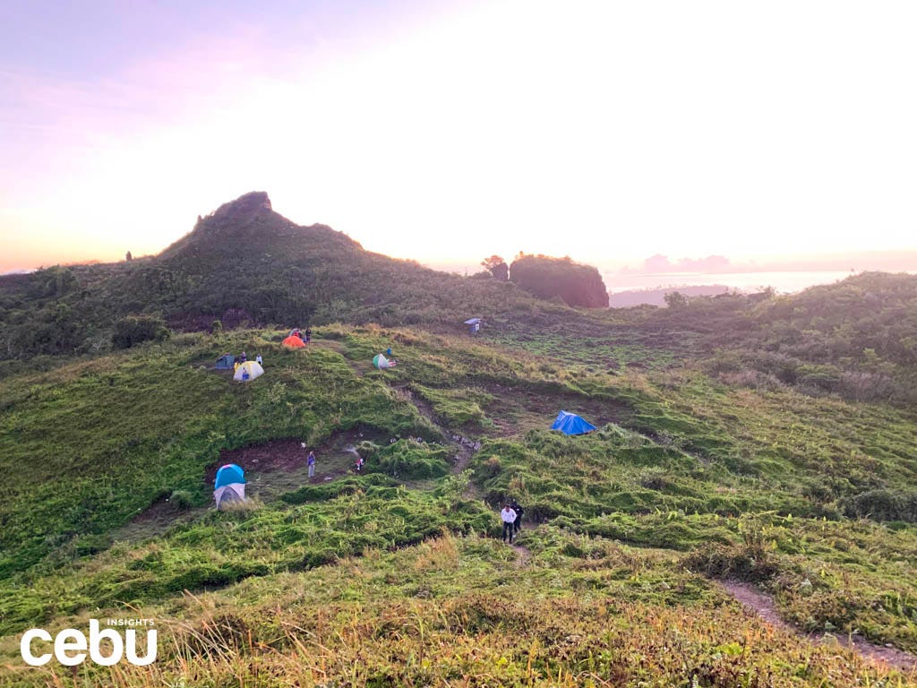 Wide shot of the Osmeña Peak