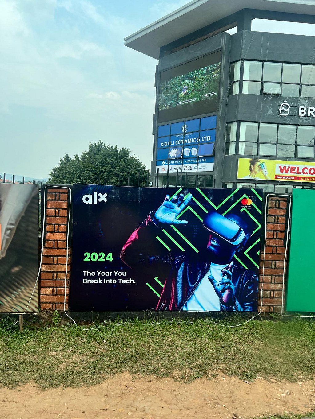 One of many billboards in Kigali attracting young talent towards tech programs. Source: Sow, 2024