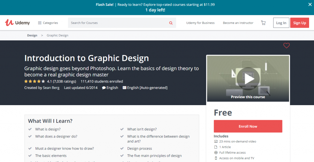 Udemy Free Graphic Design Course - Introduction to Graphic Design
