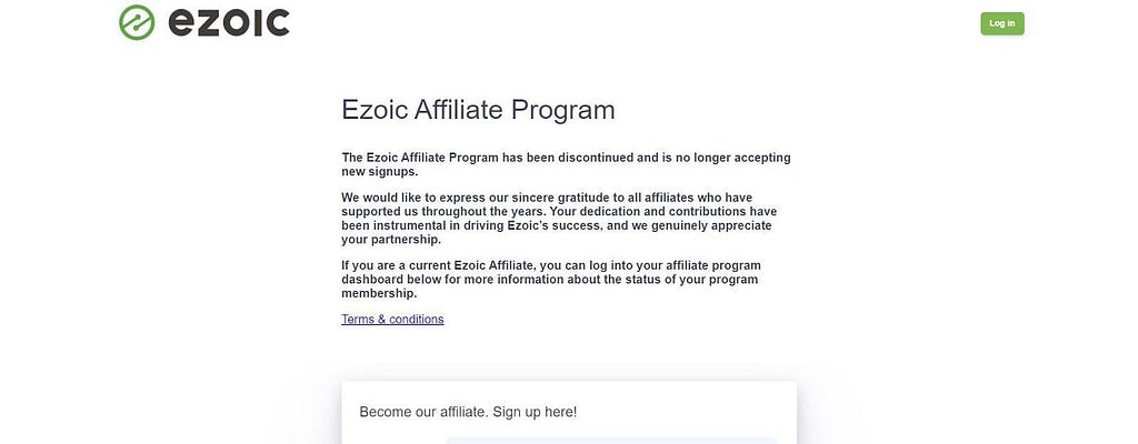 Ezoic — High Ticket Affiliate Program