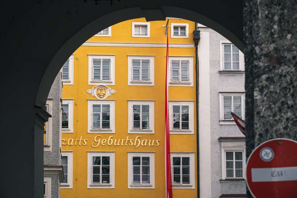 The most important Sight in Salzburg is Mozart Birthplace in Getreidegasse in Salzburg
