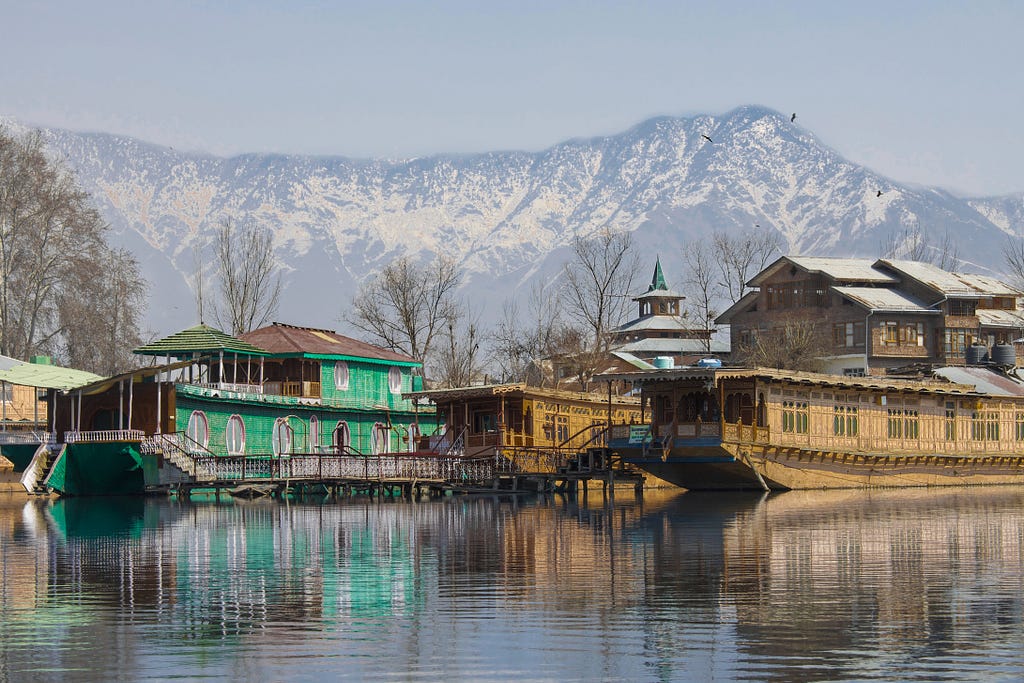 Dal Lake in Kashmir