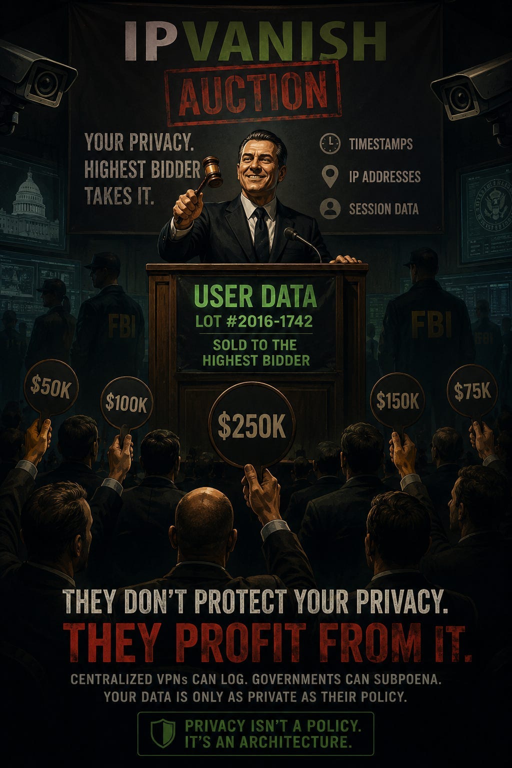 IPVanish handed the FBI its user logs. The user had no idea.