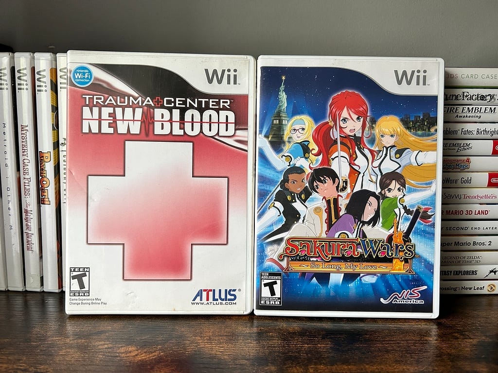 My whopping haul of two Wii games.