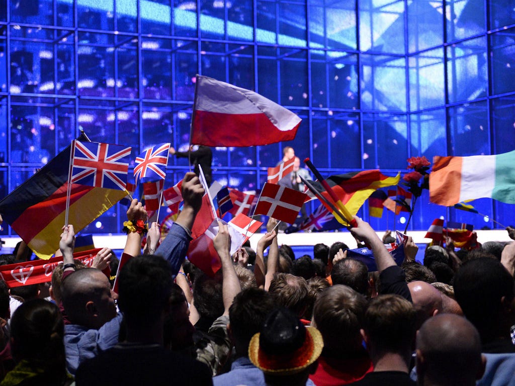 Typical eurovision atmosphere