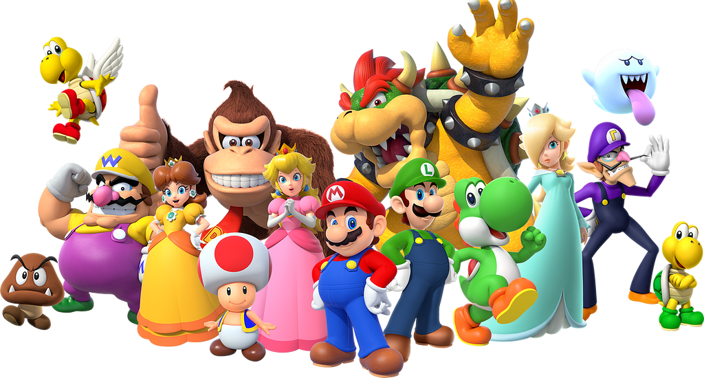 Nintendo family of characters