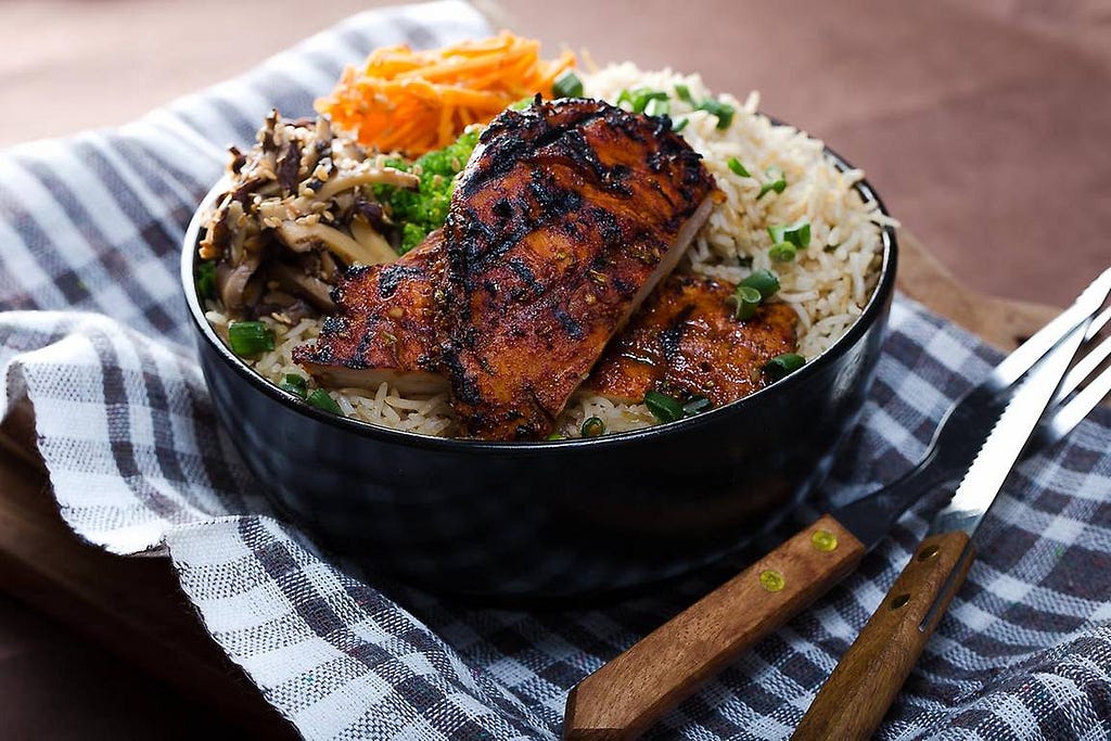 Korean Chicken Rice Bowl (Non Veg)