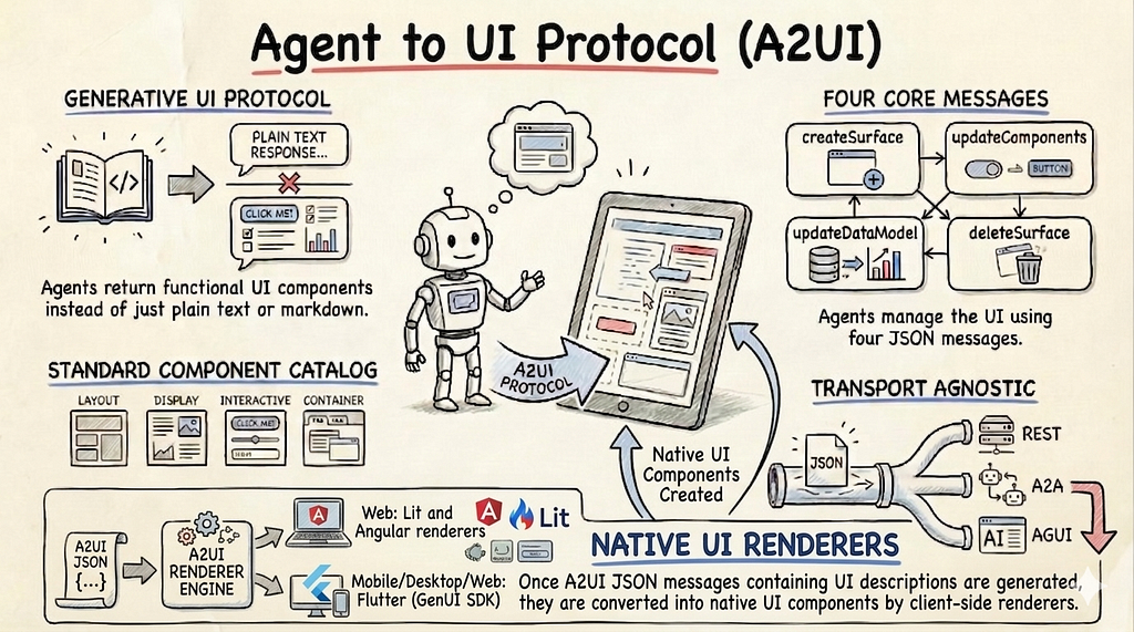 Agent to UI Protocol (A2UI) with Agent Development Kit (ADK) Agent to UI Protocol (A2UI) with Agent Development Kit (ADK)