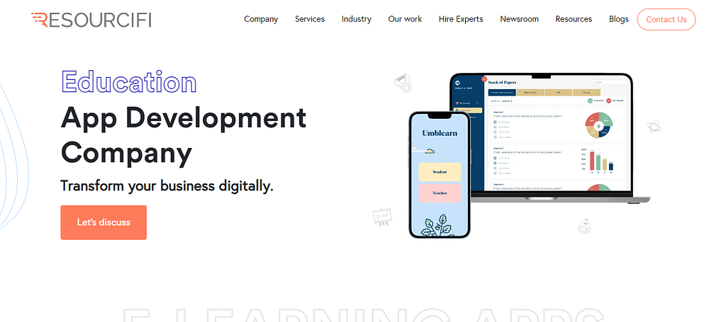 Resourcifi — eLearning development companies, eLearning development, eLearning apps, eLearning software development, eLearning app development