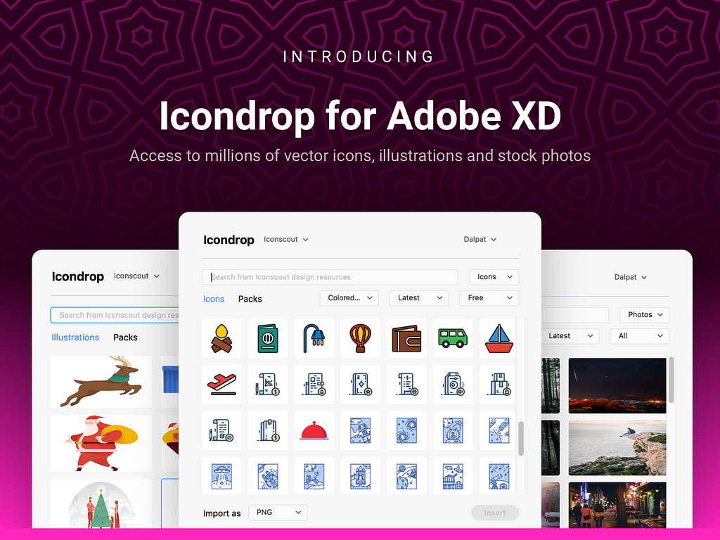 Icondrop for Adobe Xd