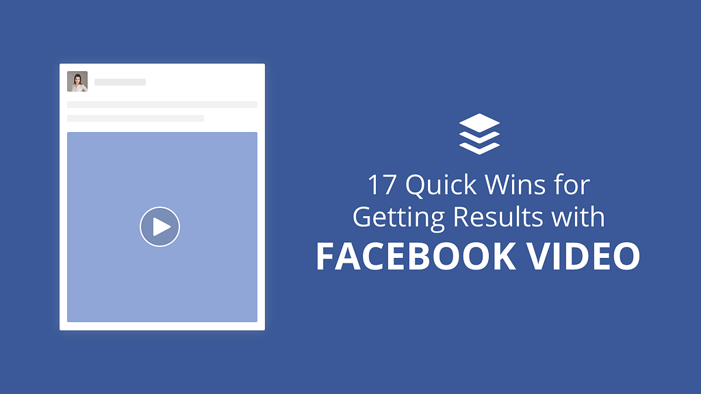 Facebook video tips