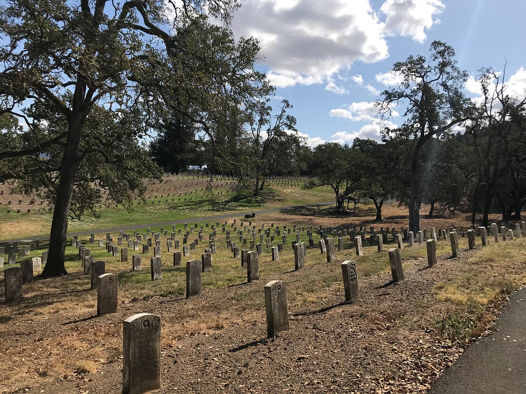 Picture of graveyard.