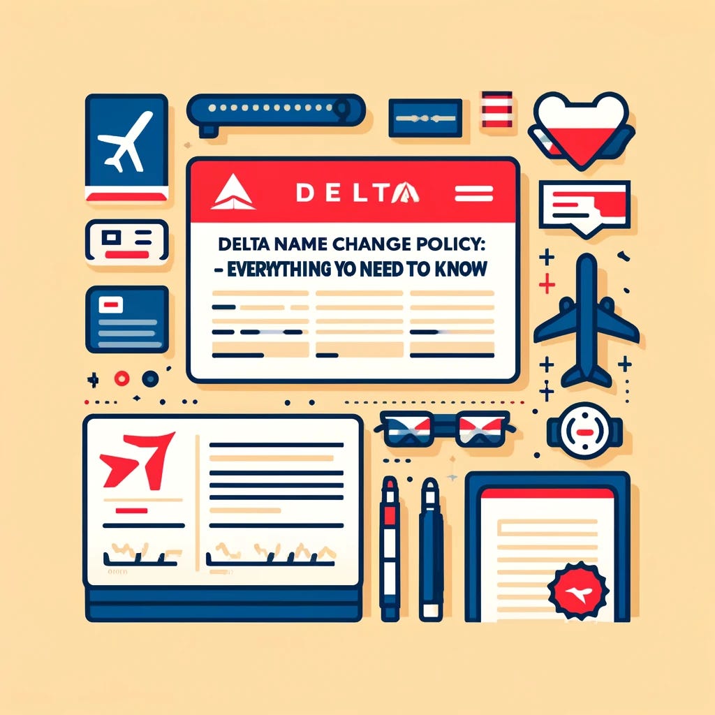 How do I update my Name on a Delta ticket?