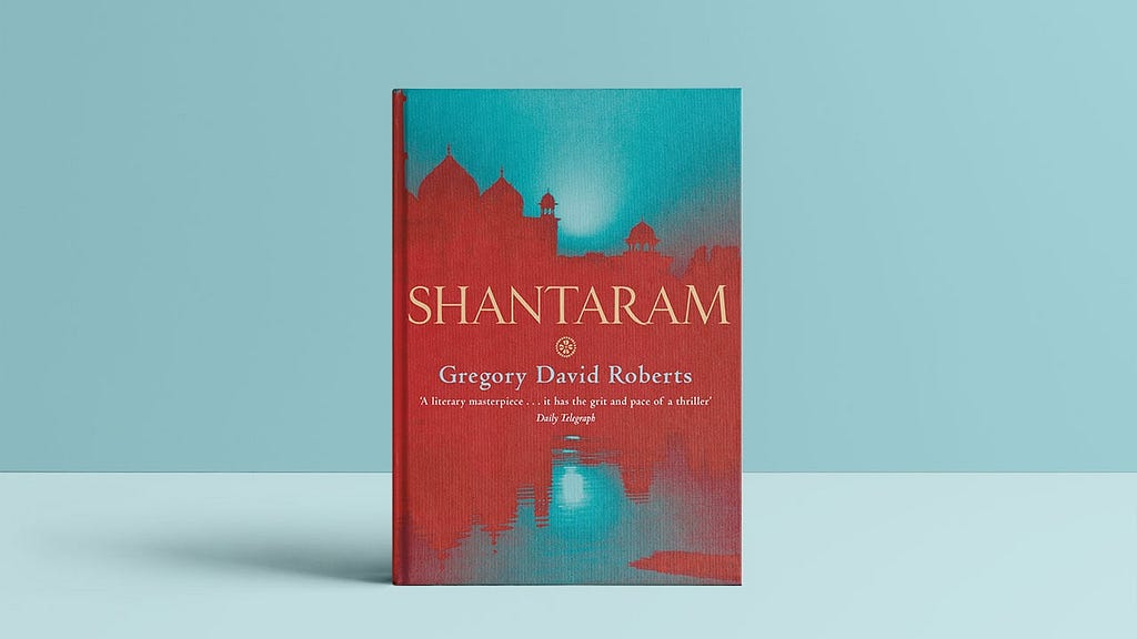 Shantaram book cover photo