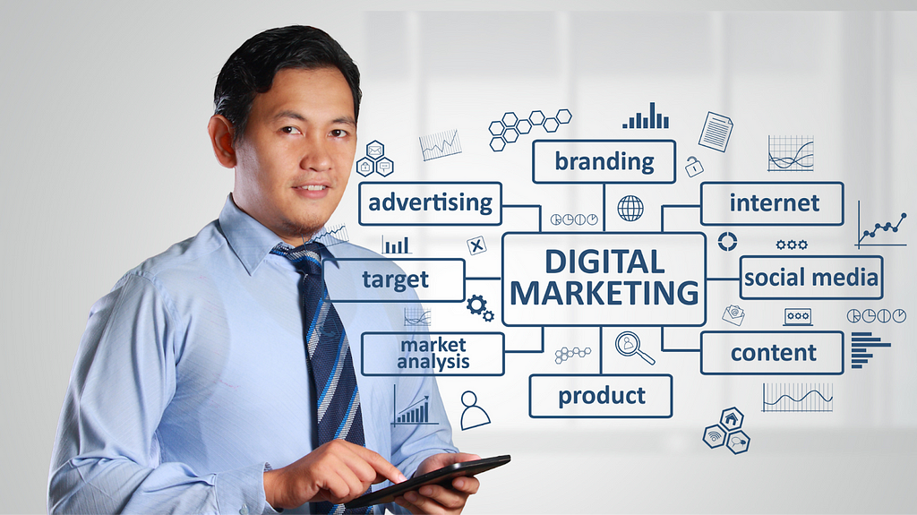 What does a digital marketer do