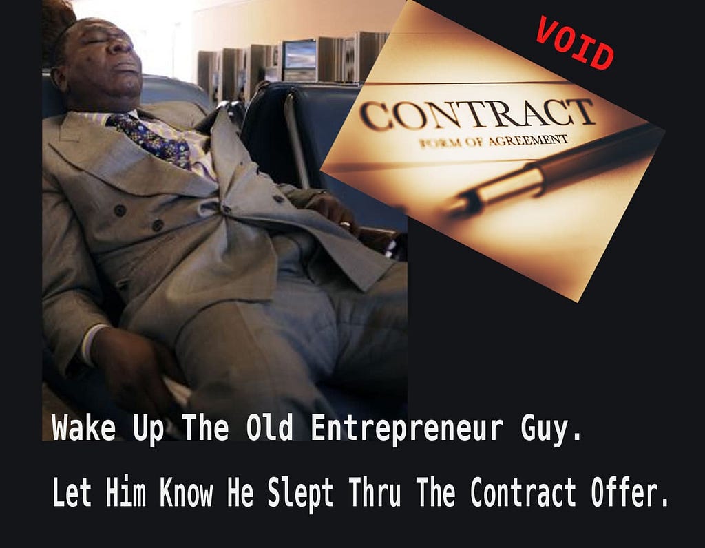 Wake Up The Old Entrepreneur Guy...