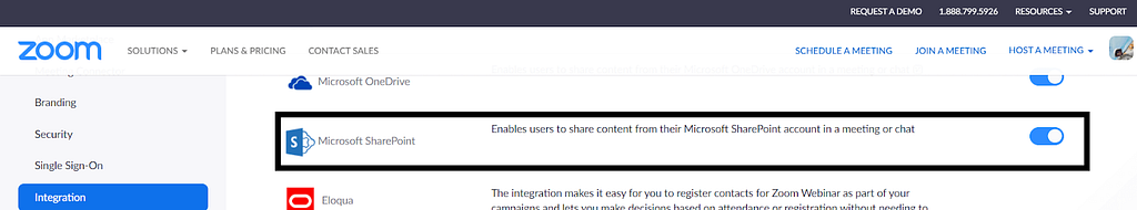 Zoom and SharePoint integration