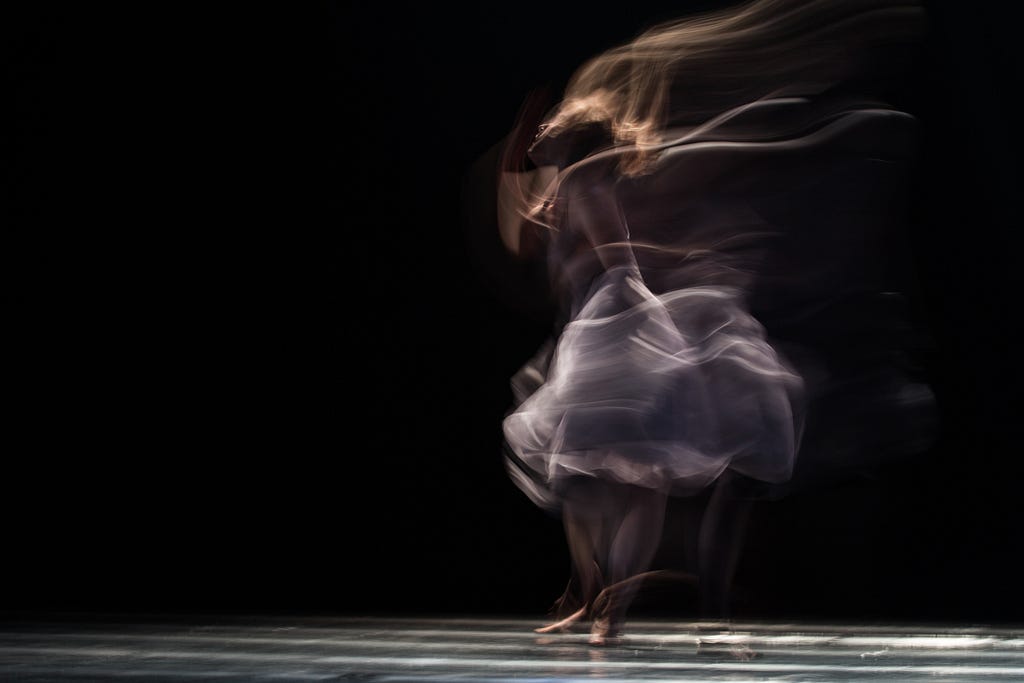A dynamic image showcasing a dancer in mid-motion, displaying grace and fluidity, capturing the essence of movement and coordination, akin to the intricate dance of UX and market research in product design.