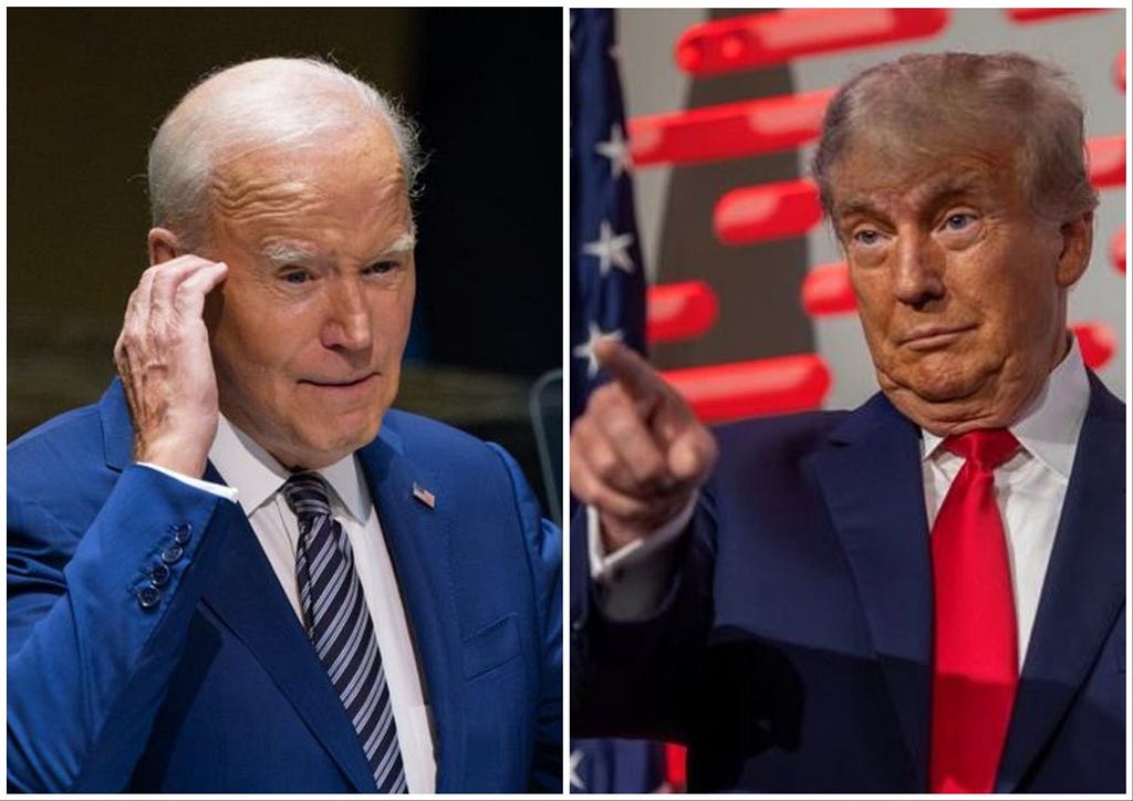 Joe Biden and Donald Trump