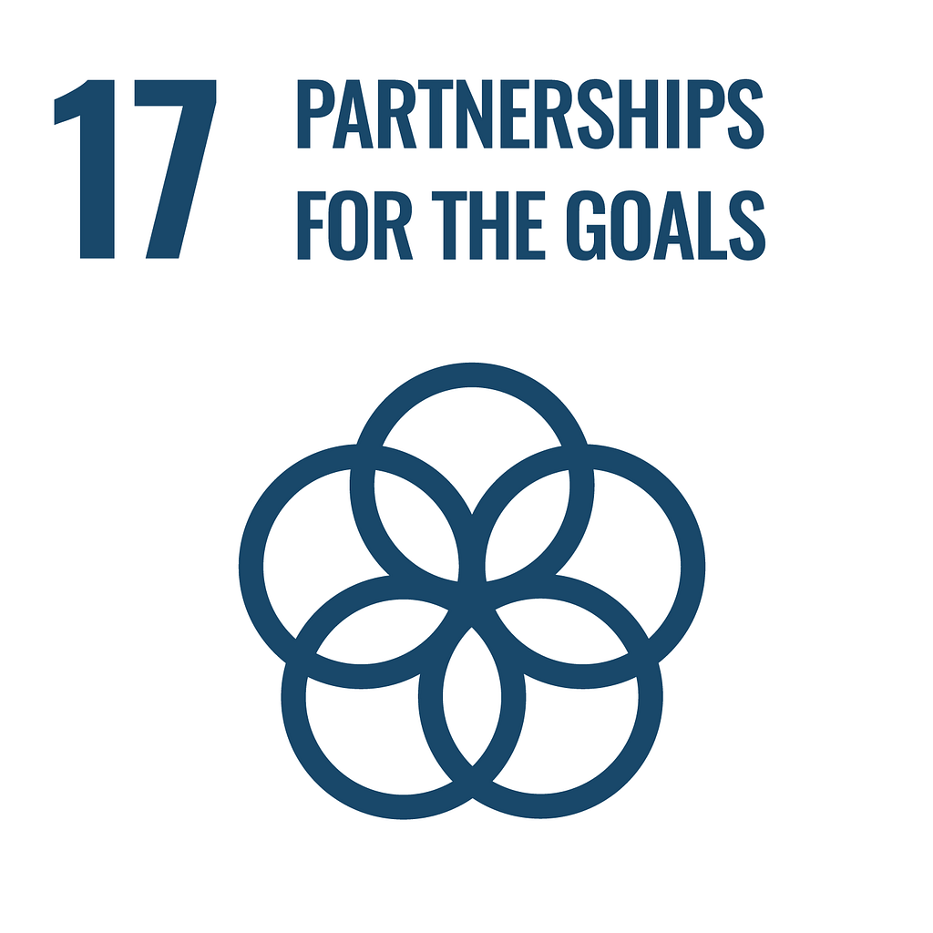 SDG17 夥伴關係 (圖片來源：聯合國 SDGs Communications materials)