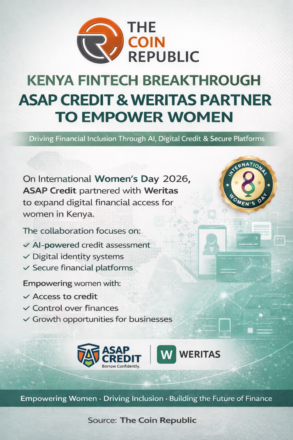 Unlocking Financial Inclusion in Kenya: How Weritas & ASAP Credit Africa Are Empowering Women