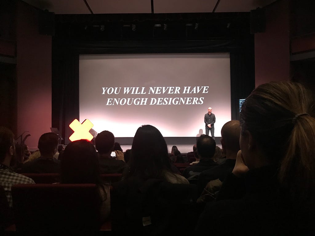 Peter Merholz: “You’ll never have enough designers”