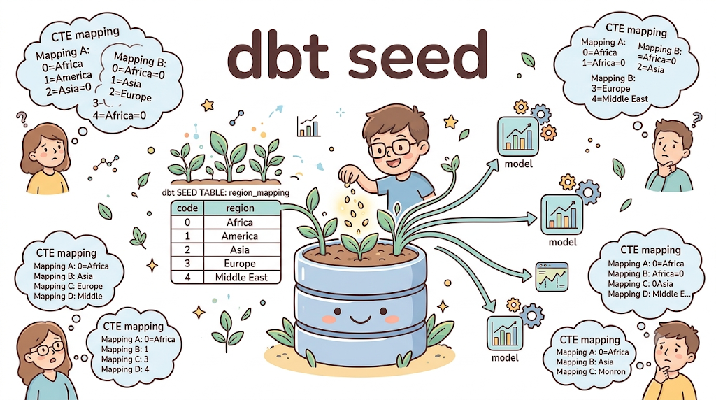 DBT Seeds Explained: Stop Hardcoding Lookups in a Table in DBT [dbt Series #5]