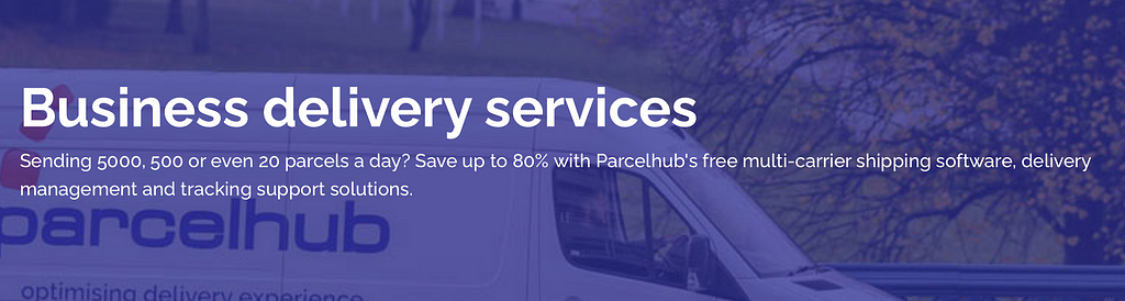 Business delivery Parcelhub