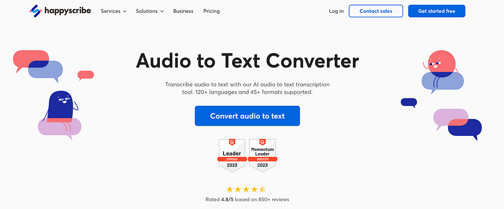 audio to text conversion