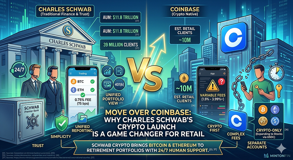 Move Over Coinbase: Why Charles Schwab’s Crypto Launch is a Game Changer for Retail