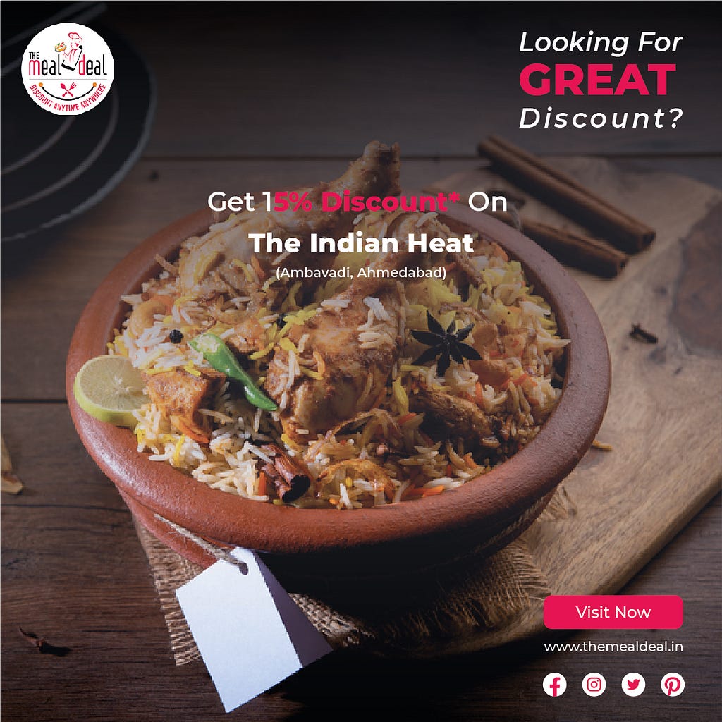 The Indian heart restaurant | thhe meal deal