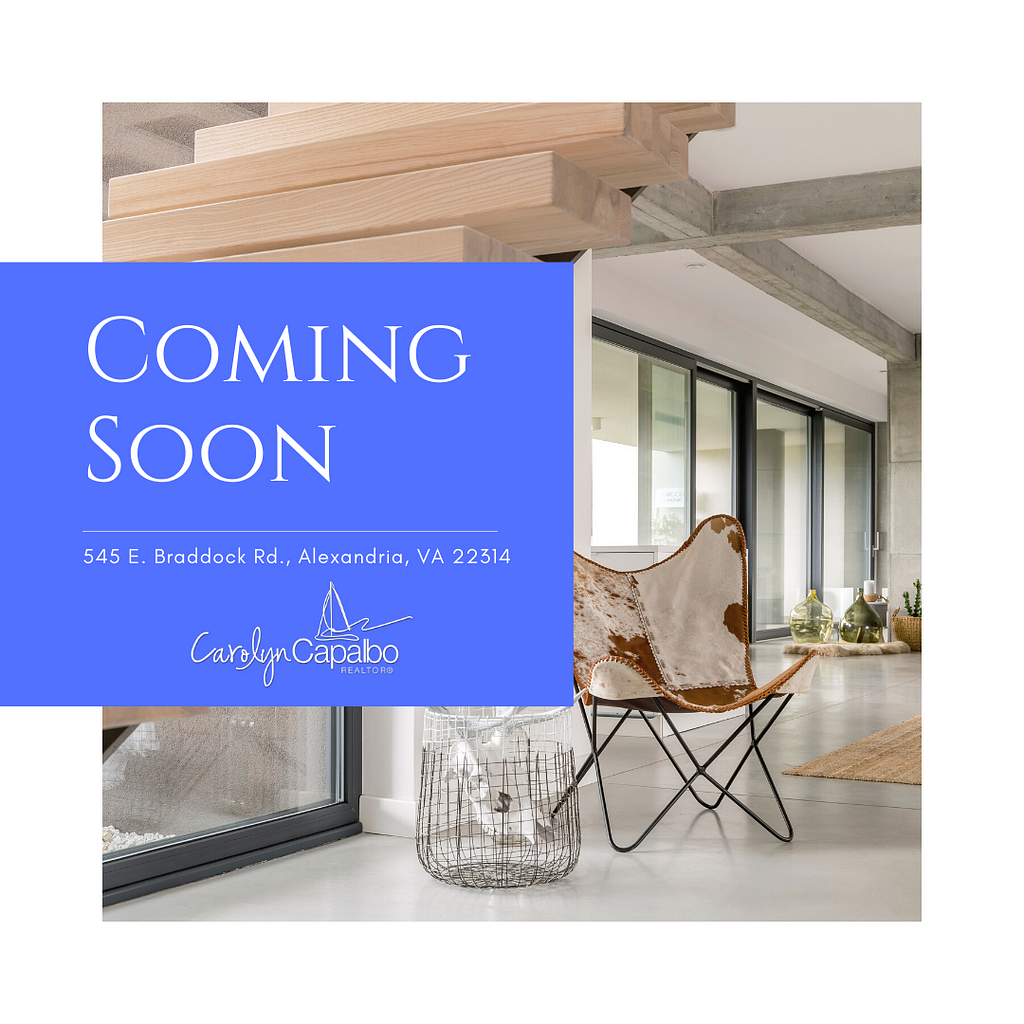 New home for sale in Alexandria, Va Coming Soon!