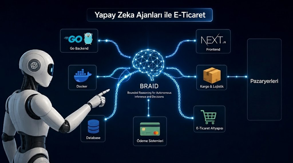 AI Agent’larla Sıfırdan Uçtan Uca E-Ticaret Projesi Geliştirmek: BRAID Mimarisi ve Mermeid…