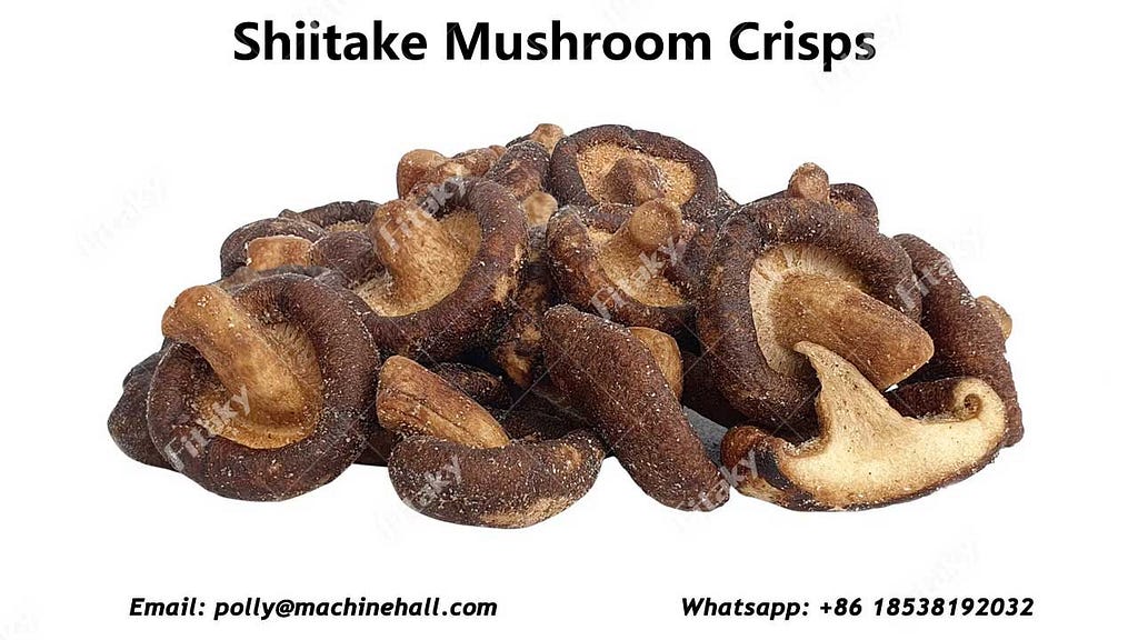 image for shiitake mushroom crisps
