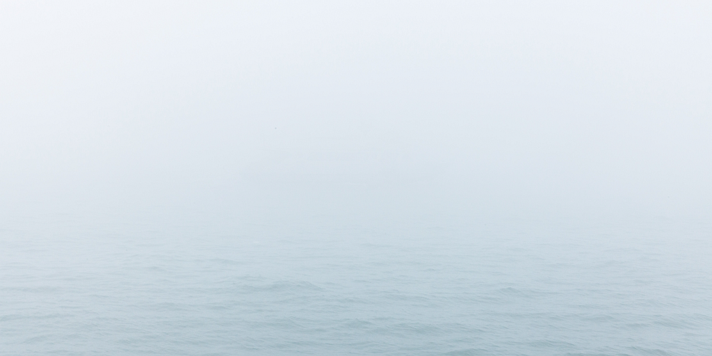 [Photo] Mist over the ocean.